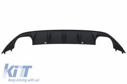 image-51-Stoßstangen Luftverteiler diffusor für VW Golf 7 VII 13-17 ABT Look Doppelt-