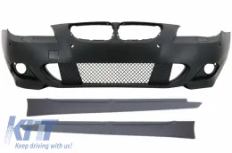 image-4-Stoßstangen-Seitenschweller für BMW 5er E60 E61 Nicht-LCI 03-07 M-Technik Design