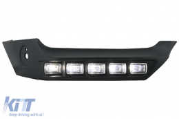Stoßstangenspoiler LED DRL Verlängerung Heckschutz für Mercedes W463 G 89-17-image-6032001