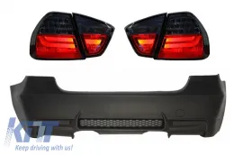 image-28-Stražnji Branik M3 Dizjan bez PDC LED stražnjih svjetala Dim pogodan za BMW serije 3 E90 2005-2008