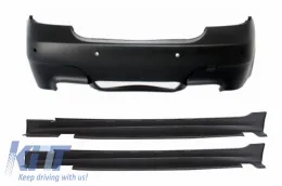 image-27-Stražnji Branik prikladan za BMW serije 5 E60 LCI (2007-2010) M5 Dizjan s PDC s bočnim pragovima