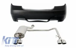 image-34-Stražnji Branik prikladan za BMW serije 5 E60 (2003-2010) s kompletnim ispušnim sustavom Twin Double Quad M5 Dizjan