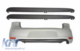 image-4-Stražnji Branik prikladan za VW Golf 6 VI (2008-2012) s bočnim pragovima GTI Dizjan