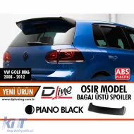 image-22-Stražnji spojler Osir Style Piano Black ABS, prikladan za Golf 6 GTI / 2008-2013