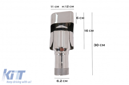 Suggerimenti Silenziatore Scarico per Sport L320 05-13 AutobiographyLook Benzina-image-6011076