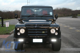 Sugkróthma kalvmmatos Kentrikí grília & Kalvmmata fóton katállhlo gia Land ROVER Defender (1990-2016) Piáno Mavro-image-6008366