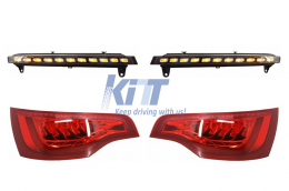 Suitable for AUDI Q7 4L 2006-2009 Facelift Look Lighting Package - DRL Daytime Running & Tail Lights