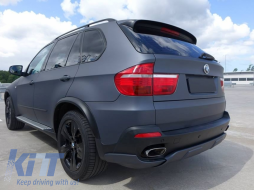 Suitable for BMW X5 E70 Exhaust Muffler Tips (2007-up) LCI Facelift Look-image-5996447