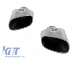 Suitable for BMW X5 E70 Exhaust Muffler Tips (2007-up) LCI Facelift Look-image-6021582