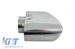 Suitable for BMW X5 E70 Exhaust Muffler Tips (2007-up) LCI Facelift Look-image-6021584