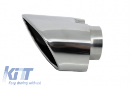 Suitable for BMW X5 E70 Exhaust Muffler Tips (2007-up) LCI Facelift Look-image-6021585