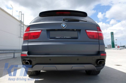 Suitable for BMW X5 E70 Exhaust Muffler Tips (2007-up) LCI Facelift Look-image-6021588