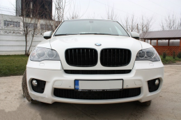 Suitable for BMW X5 E70 LCI Bi-Xenon Angel Eyes Headlights (2010-2013)-image-6066728