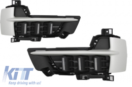 Suitable for BMW X5 F15 (2013-2018) LED DRL Daytime Running Lights with LED Turning Lights