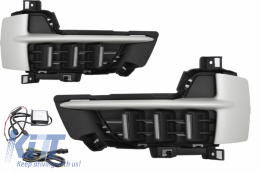 Suitable for BMW X5 F15 (2013-2018) LED DRL Daytime Running Lights with LED Turning Lights-image-5993023