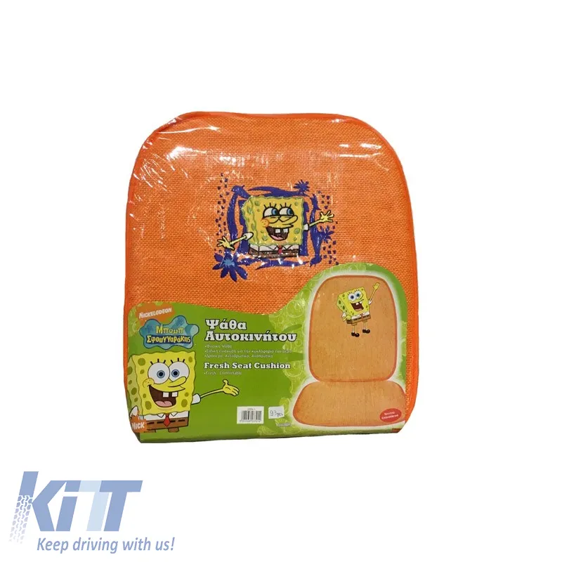 Summer Seat Cover Sponge Bob Happy Orange 1 Piece