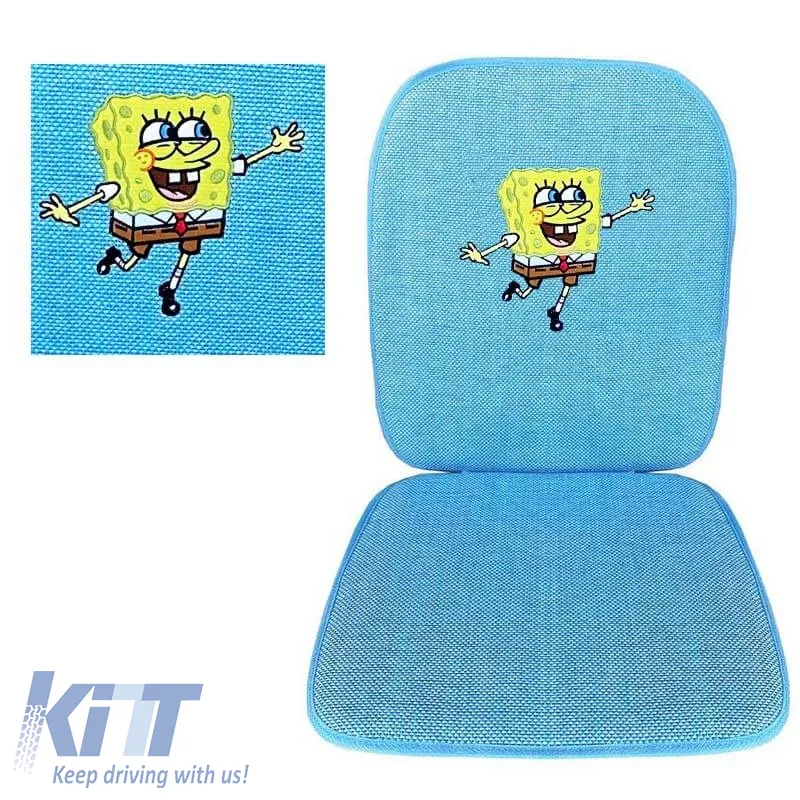 Summer Seat Cover Sponge Bob Jump Light Blue 1 Piece
