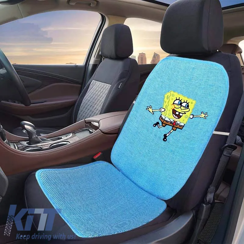 Summer Seat Cover Sponge Bob Jump Light Blue 1 Piece