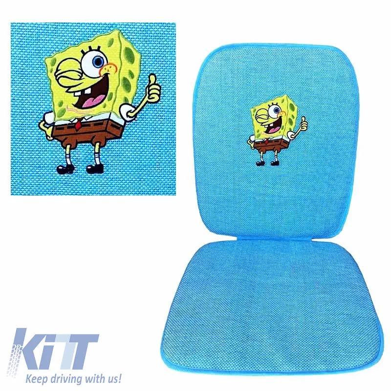 Summer Seat Cover Sponge Bob Like Finger Light Blue 1 Piece