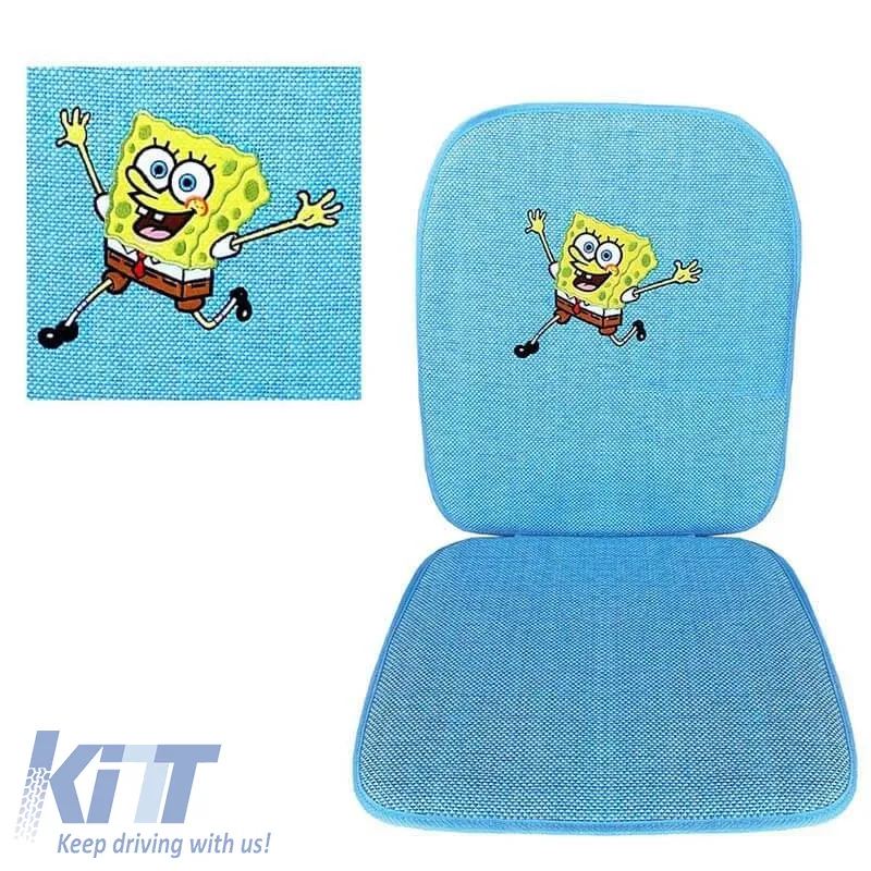 Summer Seat Cover Sponge Bob Runs Suitable for A Hug Light Blue 1 Piece