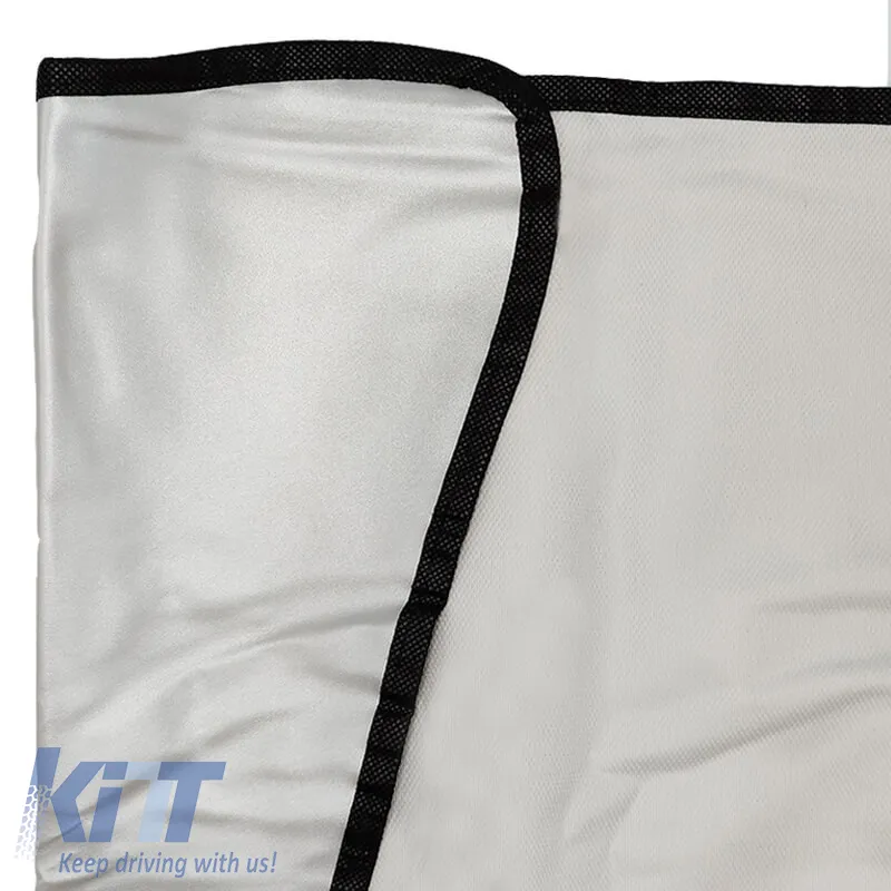 Sun Shade Cover XLarge 280x110cm Silver PVC Leather Feral 1 Piece