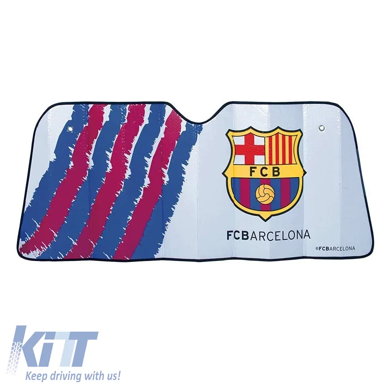 Sun Shade Interior Front Window Car ''FC Barcelona'' XL 145 Χ 80 cm