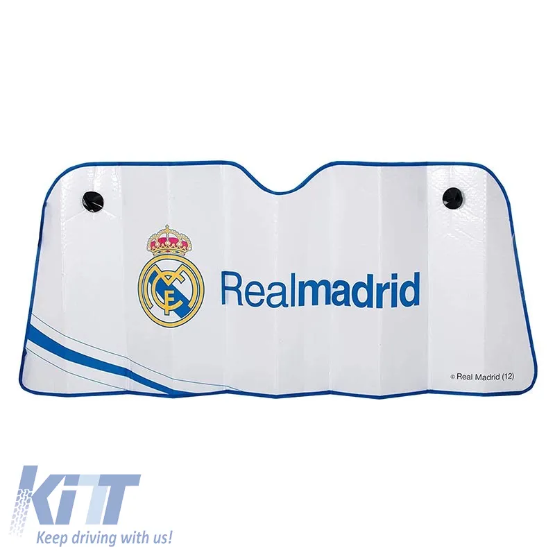 Sun Shade Interior Front Window Car ''Real Madrid'' XXL 140 Χ 100 cm