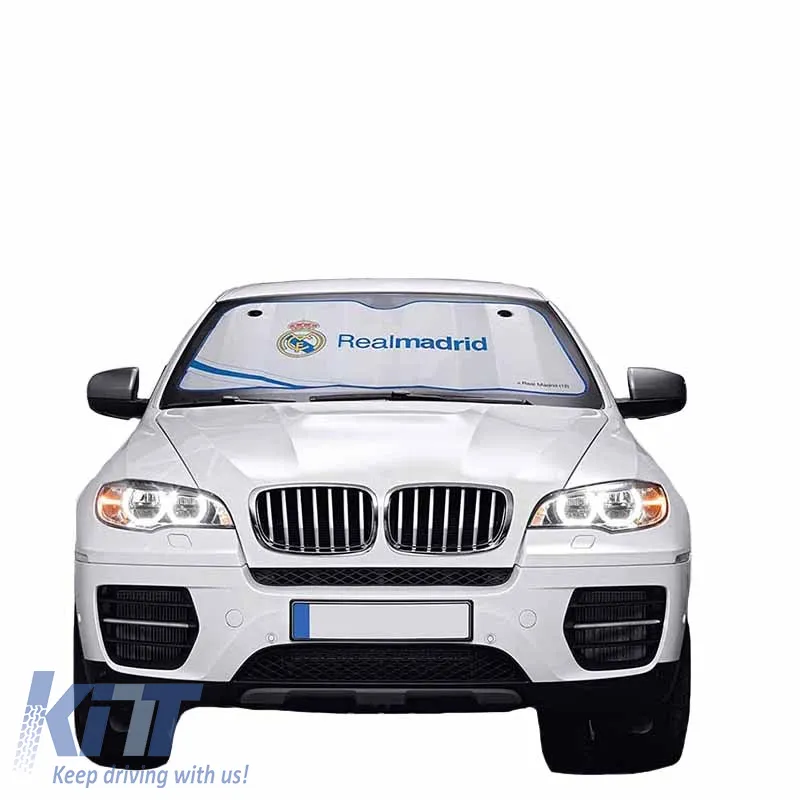 Sun Shade Interior Front Window Car ''Real Madrid'' XL 145 Χ 80 cm