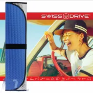 Sun Shade Interior Front Windshield UV Reflecting Foldable Blue Matte Large MATTBLU 145 x70 cm 1 Piece-image-6304364