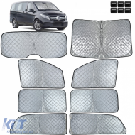 Sunshade blackout 8-piece set for Mercedes V-Class W447 2014-2023