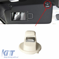 Sunvisor Clip suitable for VW Golf VII (7) 13-20 1 Piece Beige