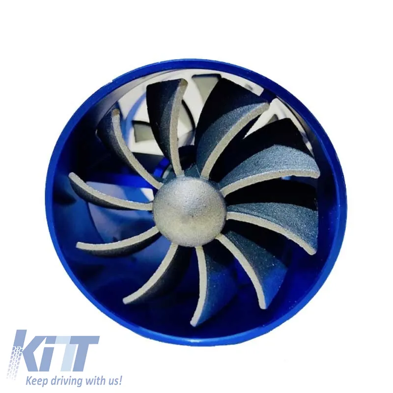 Super Spiral Turbo Ventilator Double Fan Blue JBR8013/ UT-4044