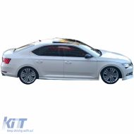 image-21-Superb B8 Custom Side Skirts Raw Surface Vacuum Plastic / 2015 -