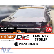 image-1-Superb B8 Roof Spoiler Piano Black ABS / 2019 After