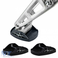 Support plates for extension supports caravan trailer 2 pieces