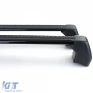Supports de barres de toit en aluminium noir, adaptés pour Land Rover Defender 90 L663 à partir de 19-image-6198881