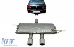 Svsthma exátmishs katállhlo gia VW Golf 5 R32 (2003-2007) Golf 6 R20 (2008-2013) Catback Muffler R20 R32-image-6054198