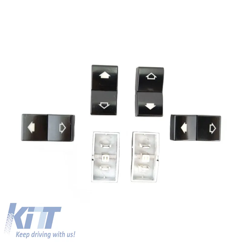 Switch Button Cover suitable for Electric Car Windows suitable for BMW 5 Series E39 and 7 Series E38 1 Piece S9741