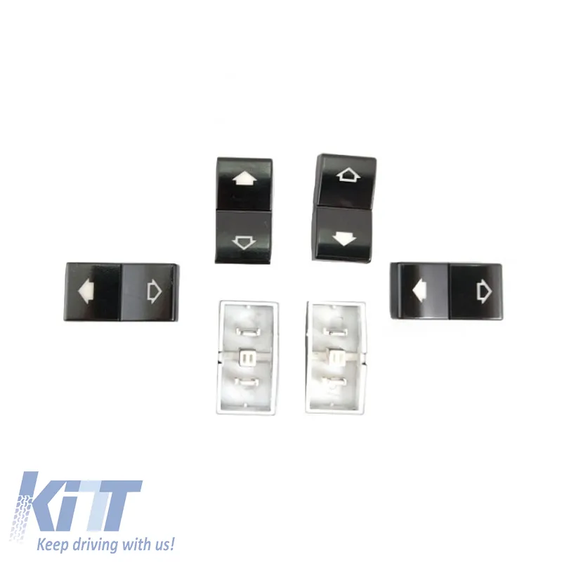 Switch Button Cover suitable for Electric Car Windows suitable for BMW 5 Series E39 and 7 Series E38 1 Piece S9741