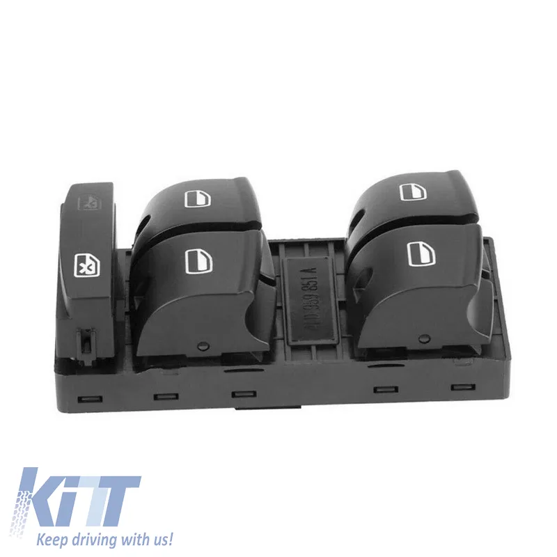Switch Button Covers suitable for Audi A2, A3, A6, A8, Q7 10 Pins ΚU1504