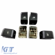 Switch Button Covers suitable for Left Electric Car Windows for Audi A4/B8/A5/Q5 2 Pieces EK0185 - CGRCAA6035227
