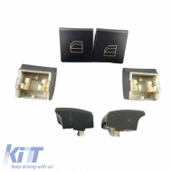 Switch Button Covers suitable for Left Electric Car Windows for Mercedes C-Class W204/ E-Class W212 2 Pieces ΕΚ0017