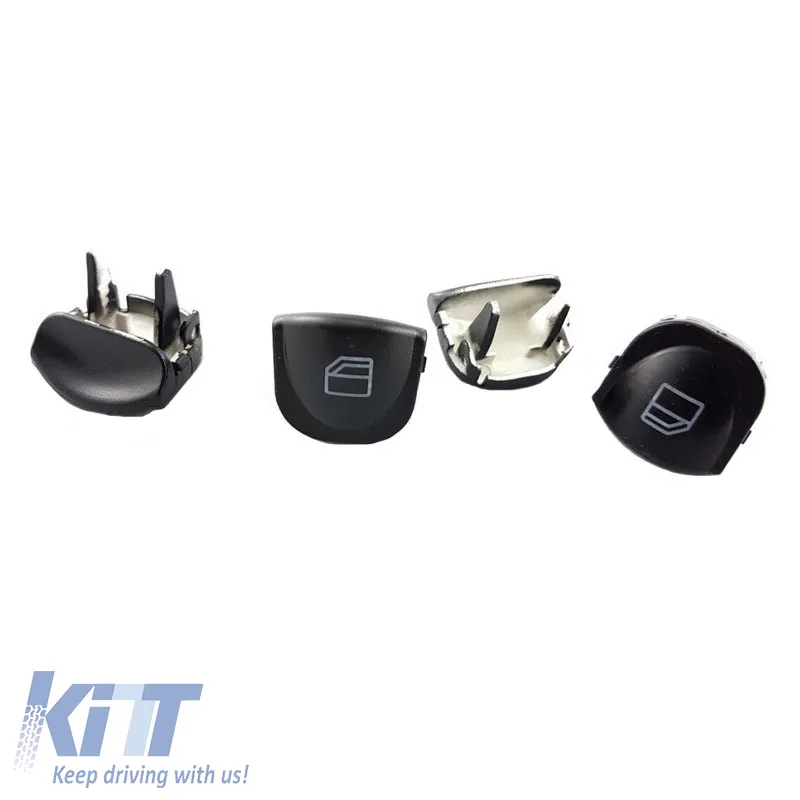 Switch Button Covers suitable for Left Electric Car Windows for Mercedes C-Class W203 / CLK W209 2 Pieces EK0013