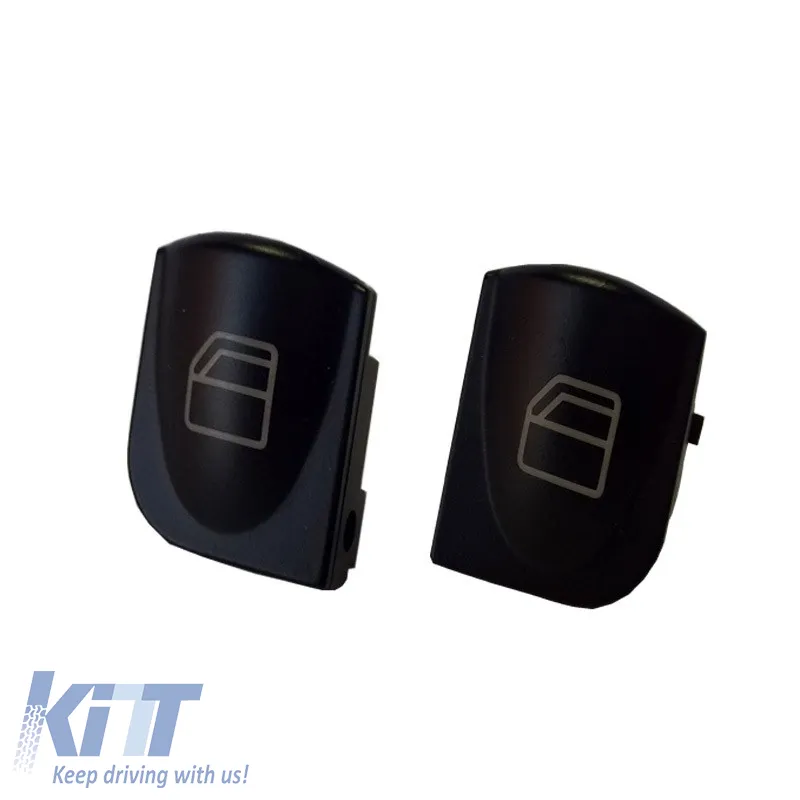 Switch Button Covers suitable for Left Electric Car Windows for Mercedes C-Class W203 / CLK W209 2 Pieces EK0013