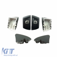 Switch Button Covers suitable for Left Electric Car Windows suitable for Mercedes Vito W639 2 Pieces EK0011