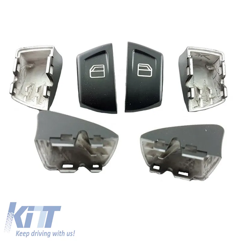 Switch Button Covers suitable for Left Electric Car Windows suitable for Mercedes Vito W639 2 Pieces EK0011