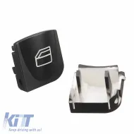 Switch Button Covers suitable for Left Electric Car Windows for Mercedes C-Class W203 2 Pieces-image-6304829