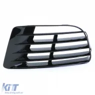 Szellőzőrács takaró fekete R20 lökhárítóhoz bal VW Golf 6 5K1 09-13-image-6201154