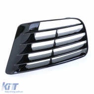 Szellőzőrács takaró fekete R20 lökhárítóhoz bal VW Golf 6 5K1 09-13-image-6201157