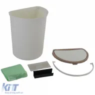Szemetes kuka fedéllel lakóautóhoz, kempingezéshez, hajókhoz és lakókocsikhoz-image-6206689